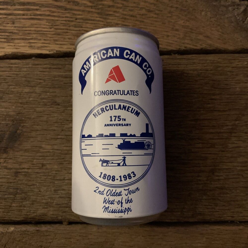 Rare American Can Co. Coin Bank Herculaneum, MO 175th Anniversary